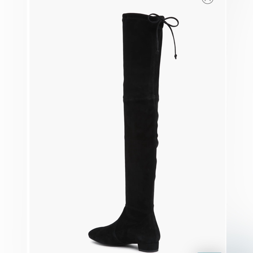 Stuart Weitzman Genna Over-the-Knee Boot in Black Leather Size 7 NWT - Picture 4 of 10